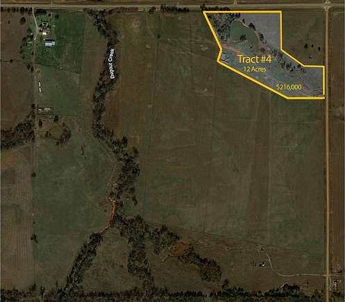 12 Acres of Recreational Land & Farm for Sale in Perkins, Oklahoma
