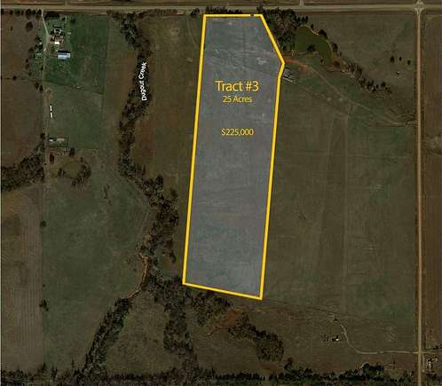 25 Acres of Recreational Land & Farm for Sale in Perkins, Oklahoma