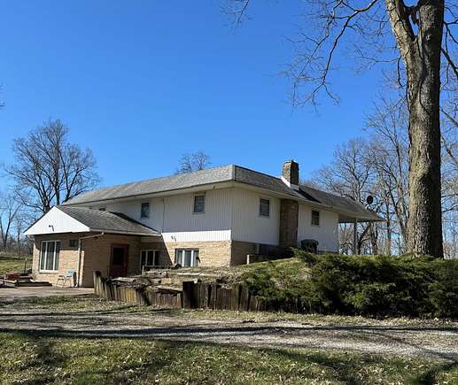 53.3 Acres of Land with Home for Sale in Perrysville, Indiana