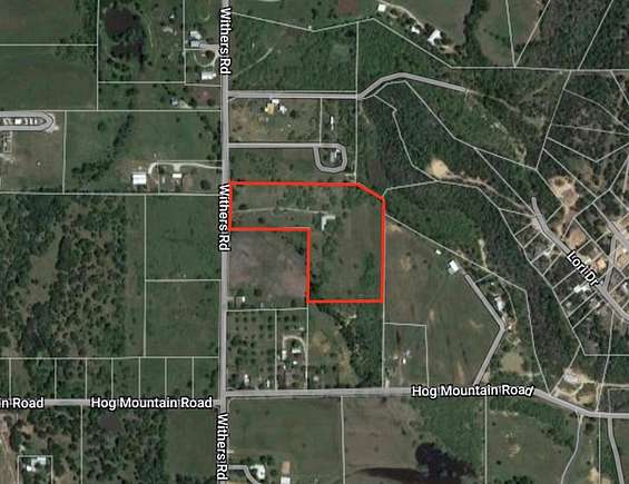 9.5 Acres of Land with Home for Sale in Mineral Wells, Texas