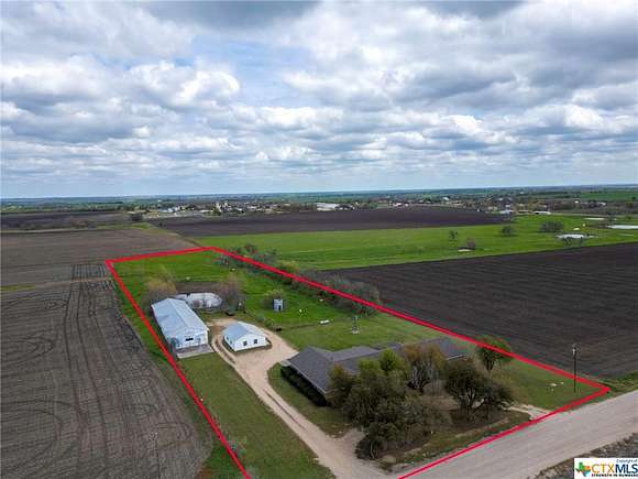4.7 Acres of Residential Land with Home for Sale in Lott, Texas