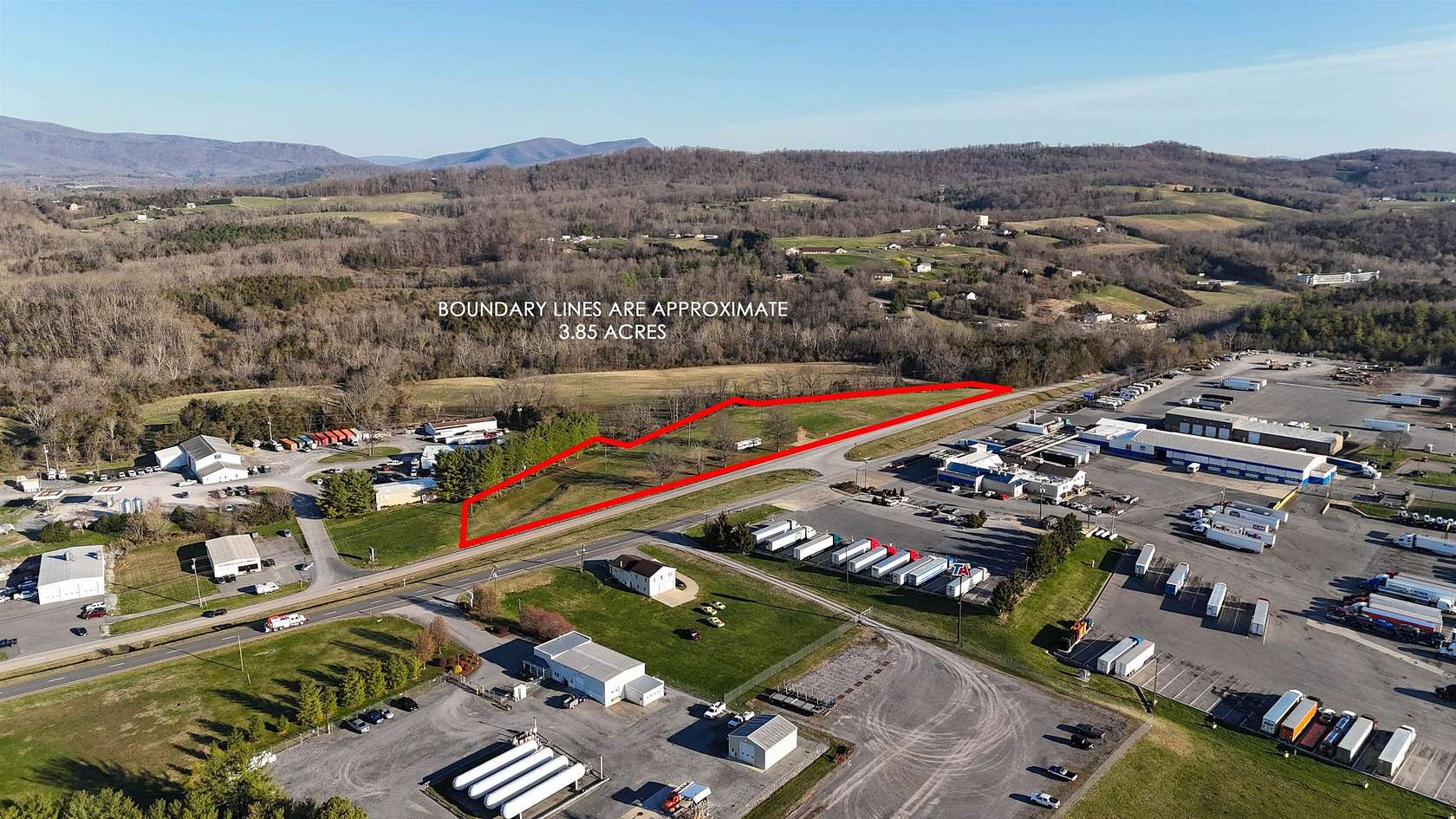 3.9 Acres of Commercial Land for Sale in Lexington, Virginia