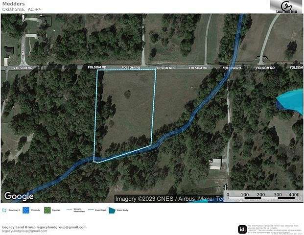 3.8 Acres of Residential Land for Sale in Durant, Oklahoma