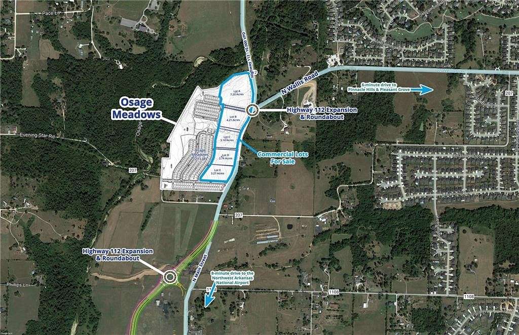 4.2 Acres of Mixed-Use Land for Sale in Cave Springs, Arkansas