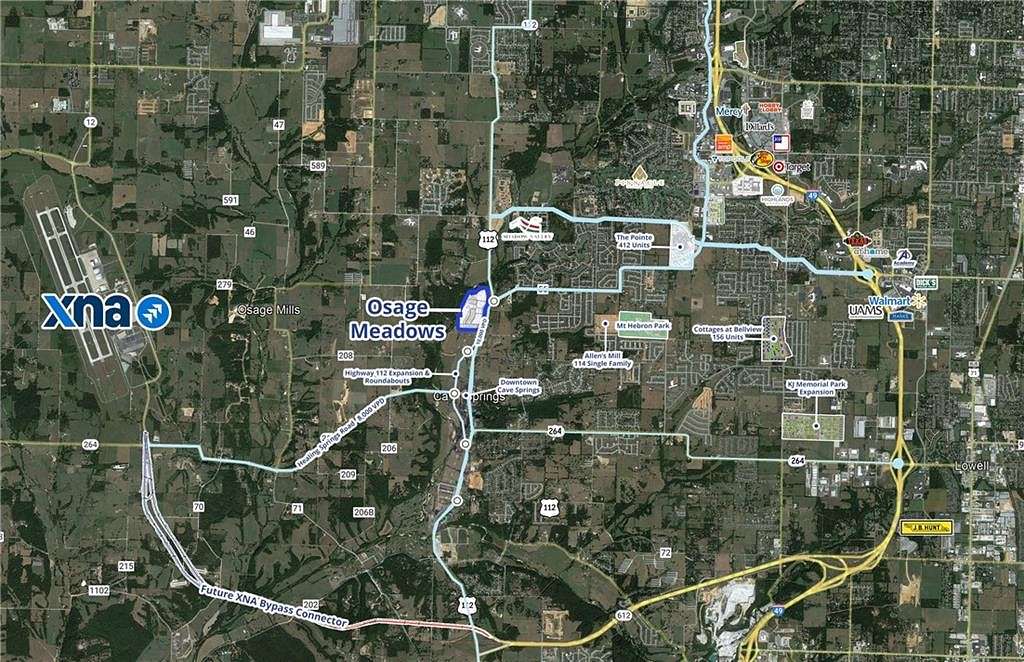 3.2 Acres of Mixed-Use Land for Sale in Cave Springs, Arkansas