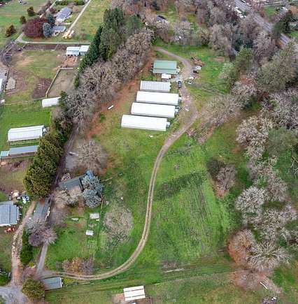 6.8 Acres of Residential Land with Home for Sale in Gold Hill, Oregon