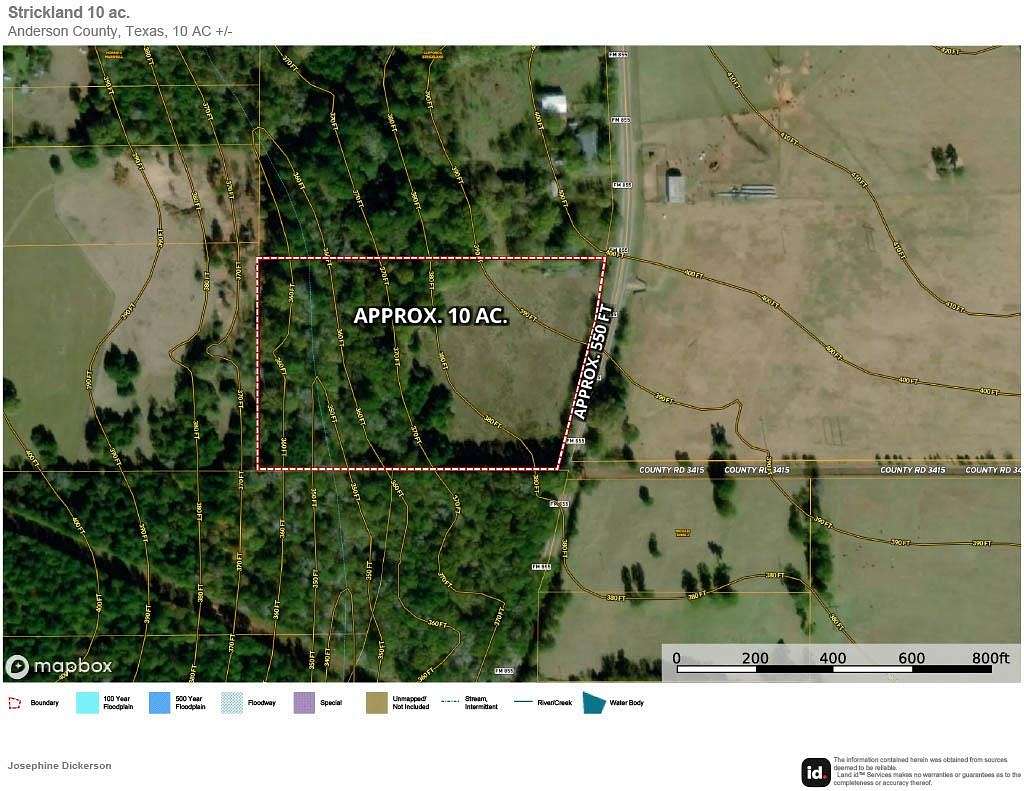 10 Acres of Recreational Land for Sale in Jacksonville, Texas