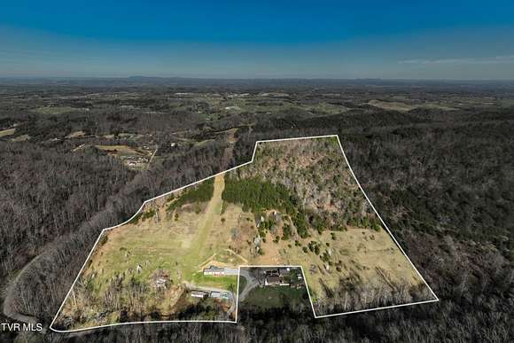 23.9 Acres of Agricultural Land with Home for Sale in Bulls Gap, Tennessee