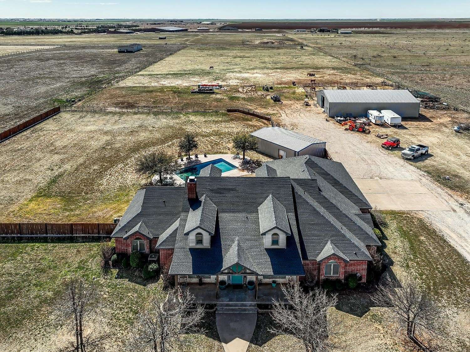 10.44 Acres of Land with Home for Sale in Lubbock, Texas