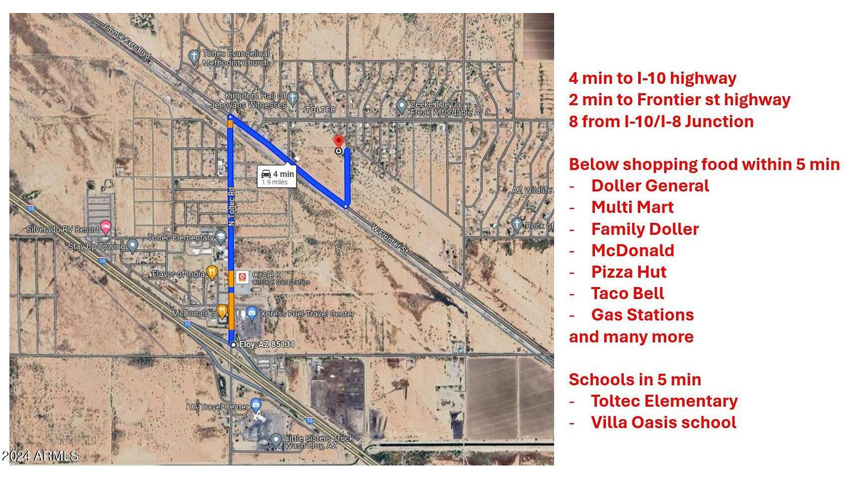 0.33 Acres of Residential Land for Sale in Eloy, Arizona