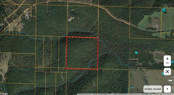 40 Acres of Recreational Land for Sale in Dennard, Arkansas