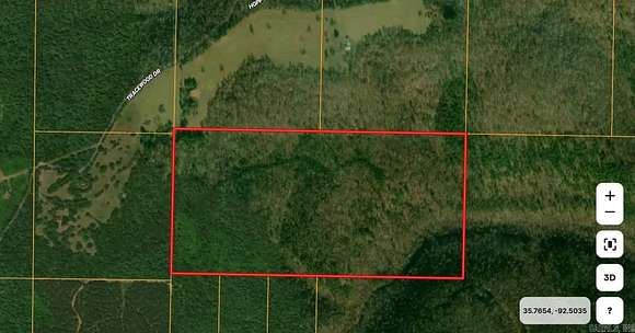 80 Acres of Recreational Land for Sale in Dennard, Arkansas