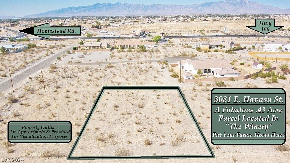 0.43 Acres of Land for Sale in Pahrump, Nevada