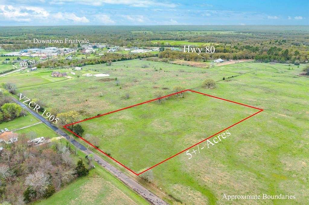 5 Acres of Residential Land for Sale in Fruitvale, Texas