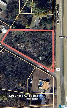 2.8 Acres of Commercial Land for Sale in Childersburg, Alabama