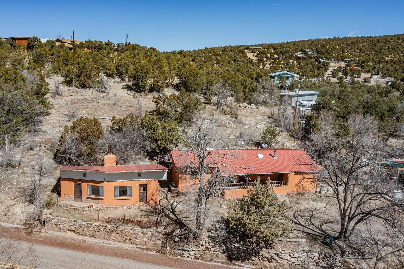 3.6 Acres of Residential Land with Home for Sale in Pecos, New Mexico