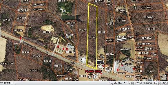14.9 Acres of Commercial Land for Sale in Powhatan, Virginia