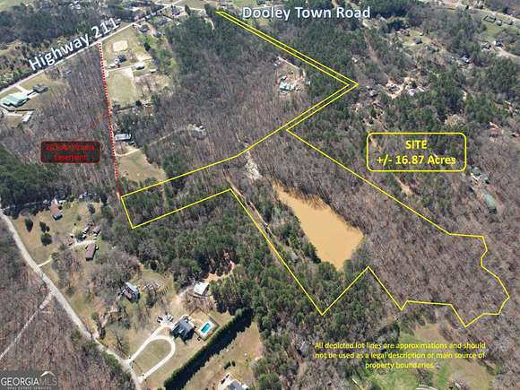 16.9 Acres of Land for Sale in Statham, Georgia