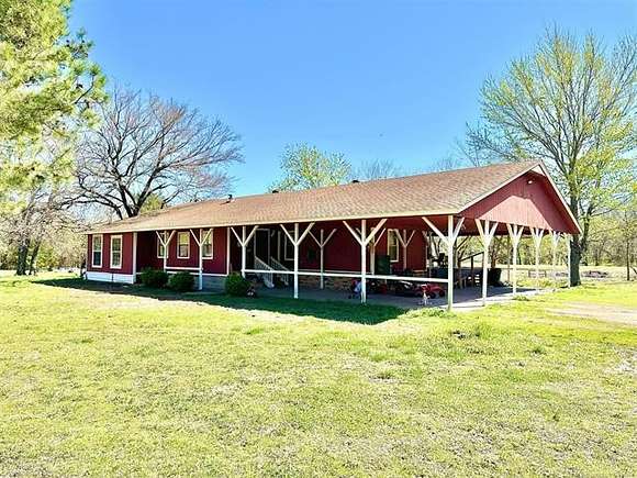 10 Acres of Land with Home for Sale in Stigler, Oklahoma