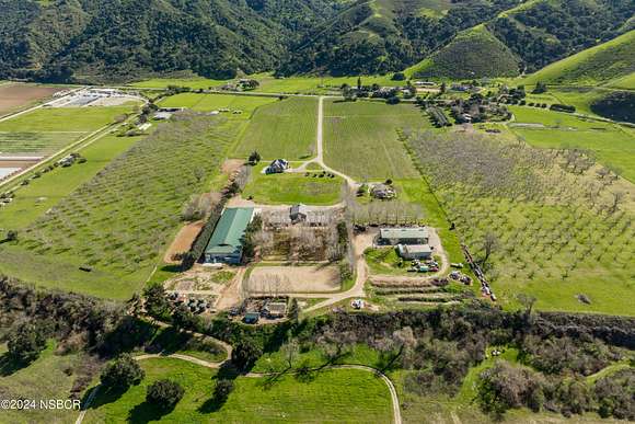 62.6 Acres of Agricultural Land with Home for Sale in Buellton, California