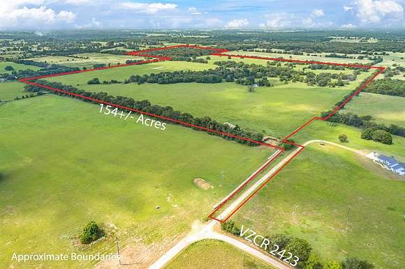 154 Acres of Land for Sale in Canton, Texas
