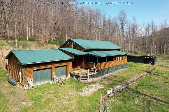 11.1 Acres of Land with Home for Sale in Sissonville, West Virginia