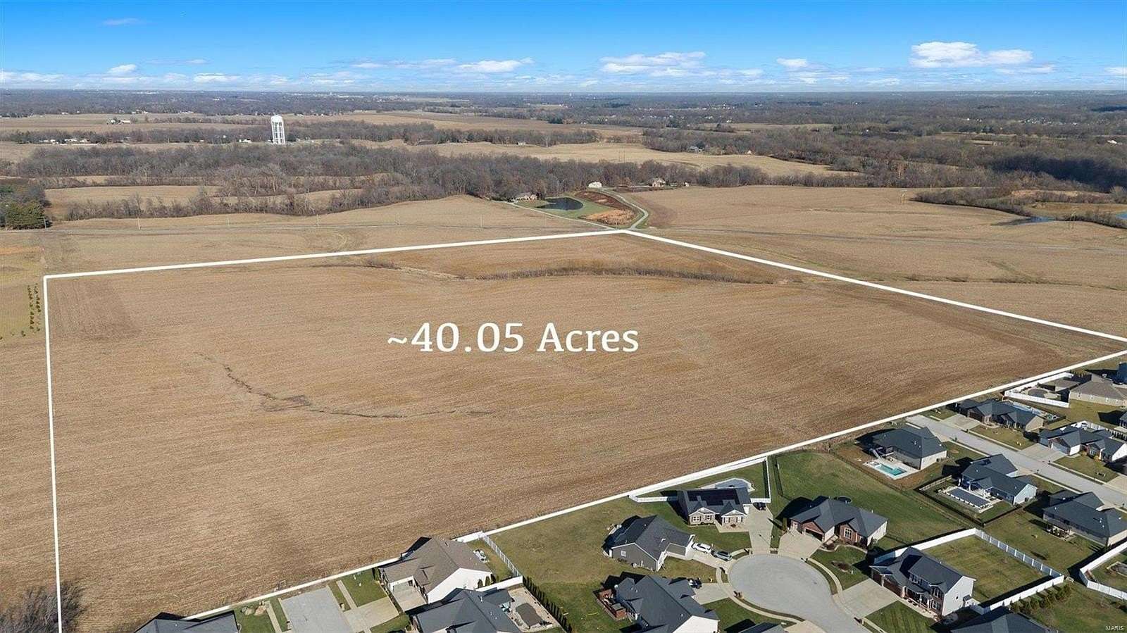 40 Acres of Agricultural Land for Sale in O'Fallon, Illinois