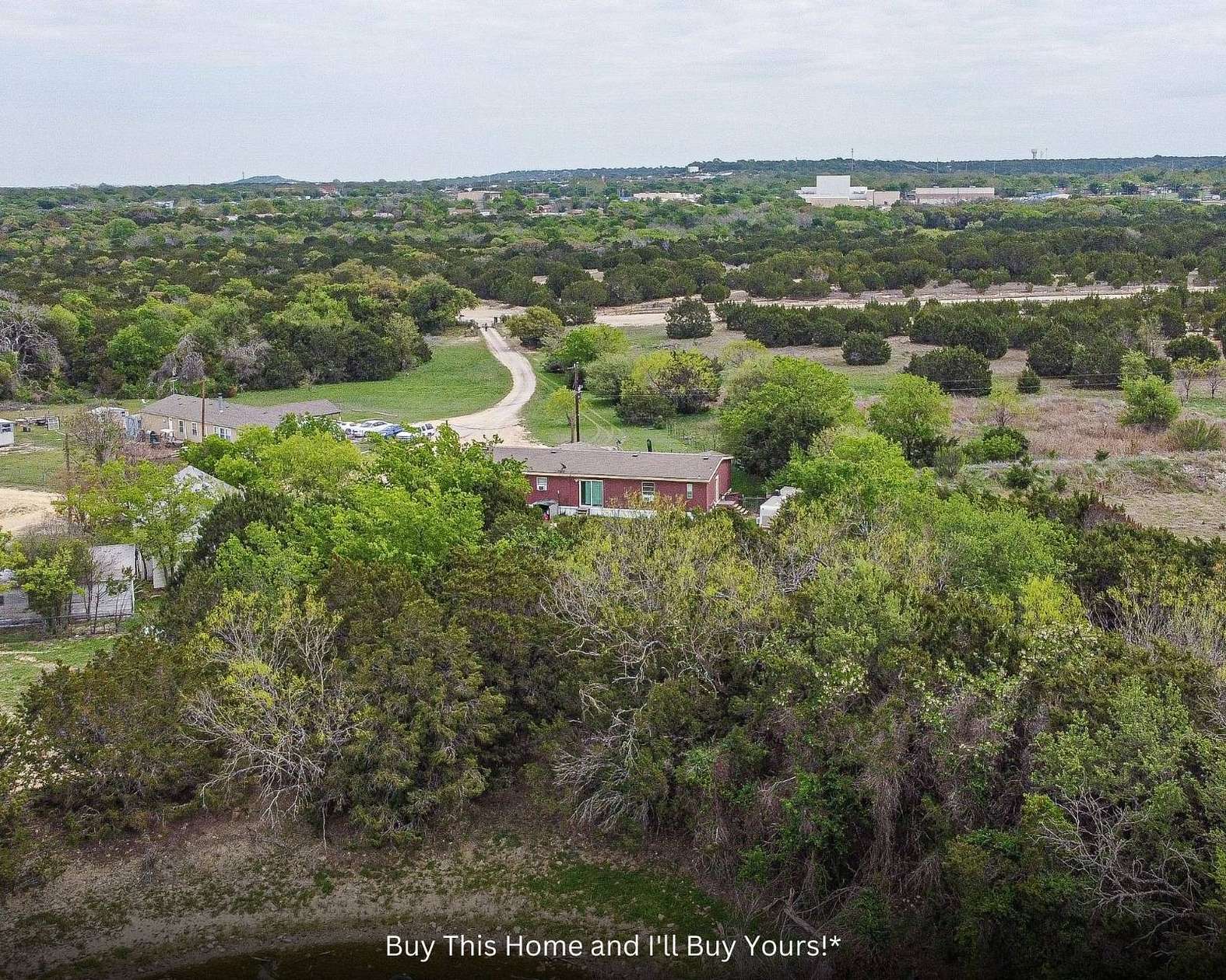 19.7 Acres of Land with Home for Sale in Copperas Cove, Texas