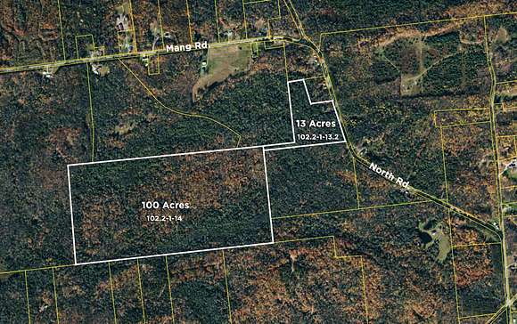 113 Acres of Recreational Land for Sale in Salisbury Center, New York