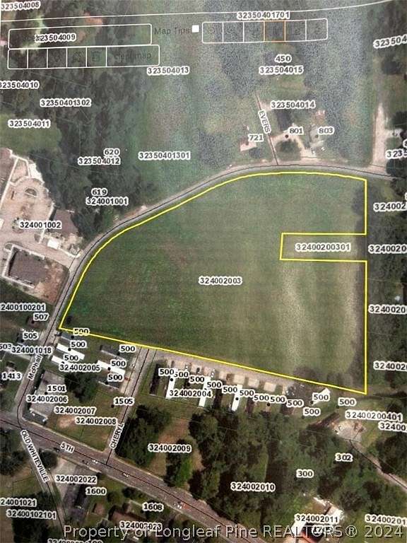 7.2 Acres of Commercial Land for Sale in Lumberton, North Carolina