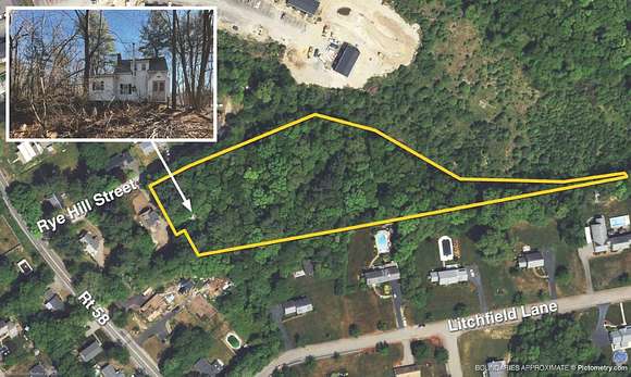 3.3 Acres of Residential Land with Home for Auction in Whitman, Massachusetts