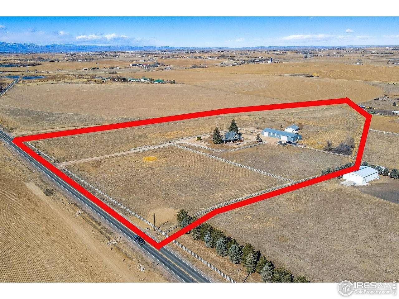 15 Acres of Land with Home for Sale in Eaton, Colorado