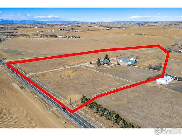 14.99 Acres of Land with Home for Sale in Eaton, Colorado