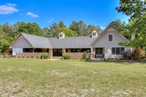 8.5 Acres of Land with Home for Sale in Aiken, South Carolina