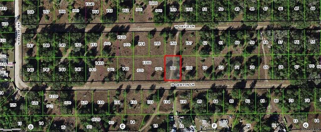 0.29 Acres of Residential Land for Sale in Crystal River, Florida