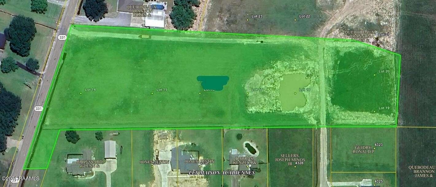 3.5 Acres of Residential Land for Sale in Erath, Louisiana
