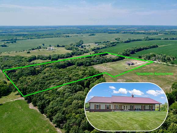 20 Acres of Land with Home for Sale in Stewartsville, Missouri