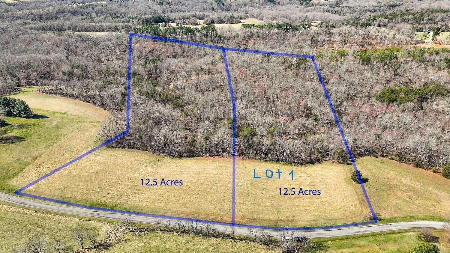 12.5 Acres of Land for Sale in Bedford, Virginia