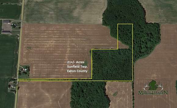 21 Acres of Recreational Land for Sale in Vermontville, Michigan