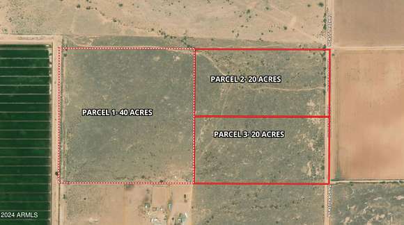 40 Acres of Agricultural Land for Sale in Coolidge, Arizona