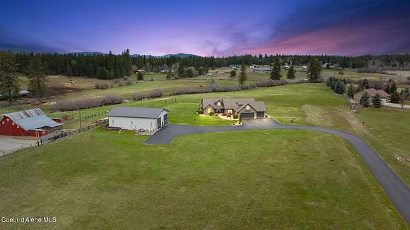 4.7 Acres of Residential Land with Home for Sale in Hayden, Idaho