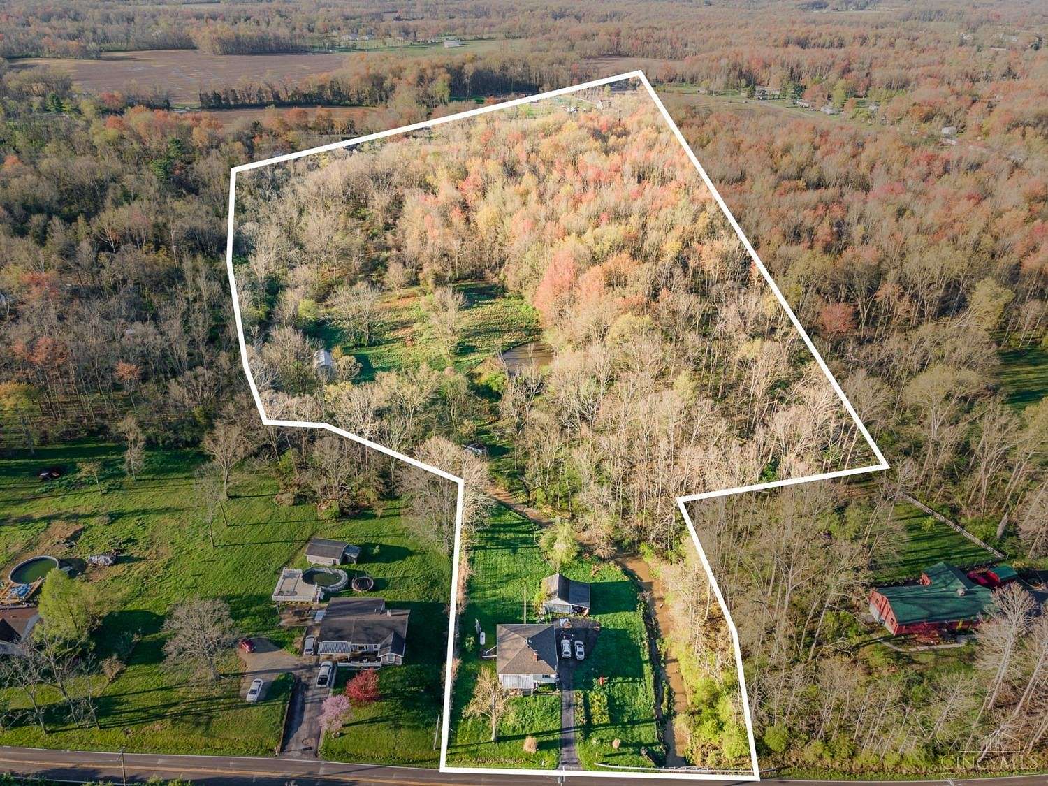 8.8 Acres of Residential Land with Home for Sale in Goshen Township, Ohio