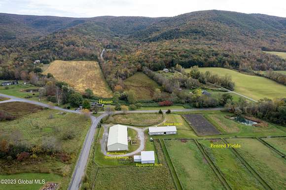 25.3 Acres of Agricultural Land with Home for Sale in Stephentown, New York