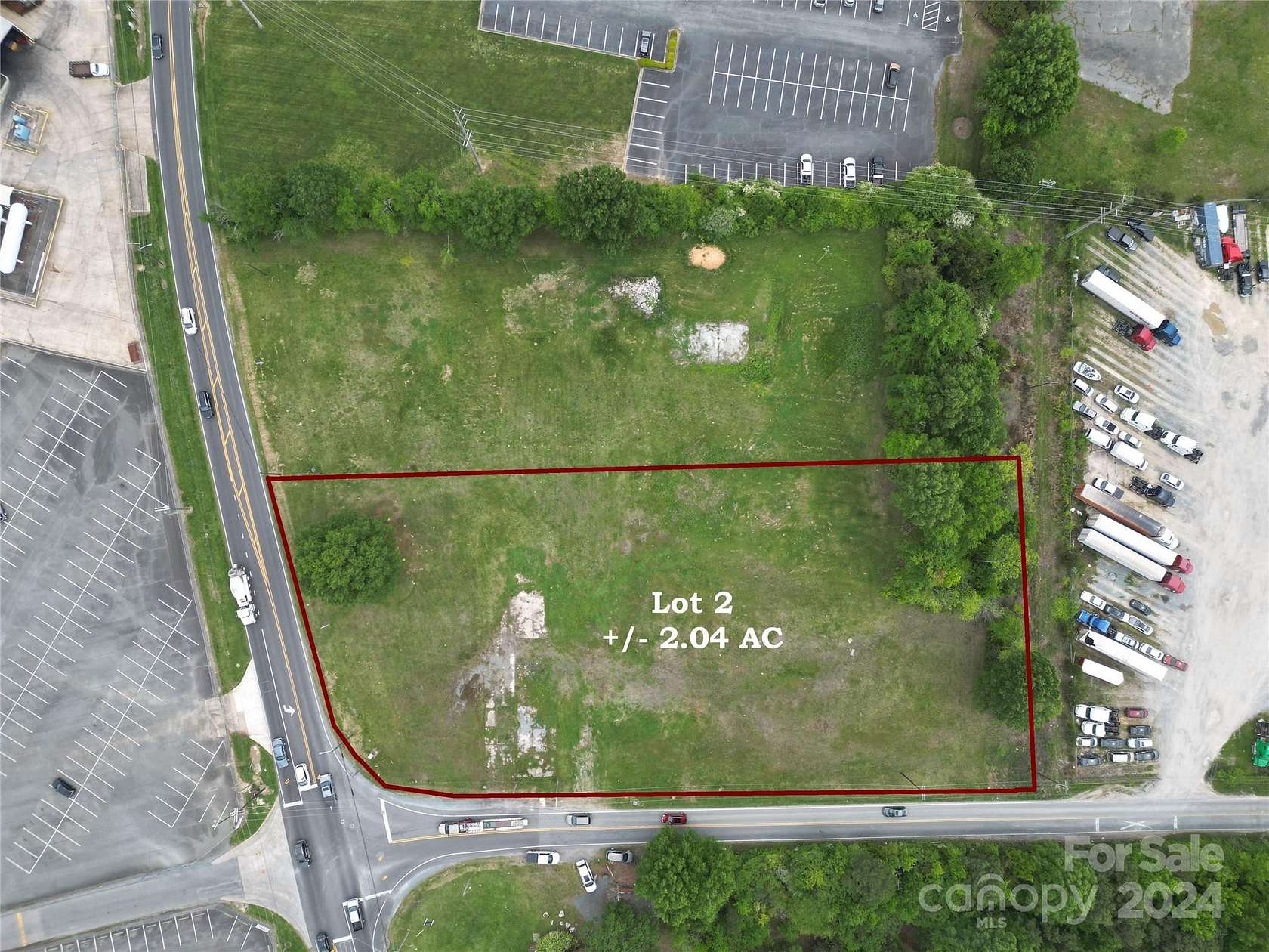 2 Acres of Commercial Land for Sale in Monroe, North Carolina