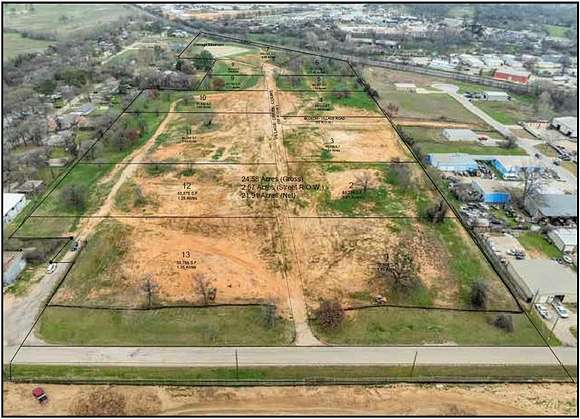 24.6 Acres of Commercial Land for Sale in Kennedale, Texas