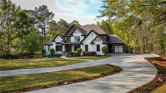 3.3 Acres of Residential Land with Home for Sale in Alpharetta, Georgia