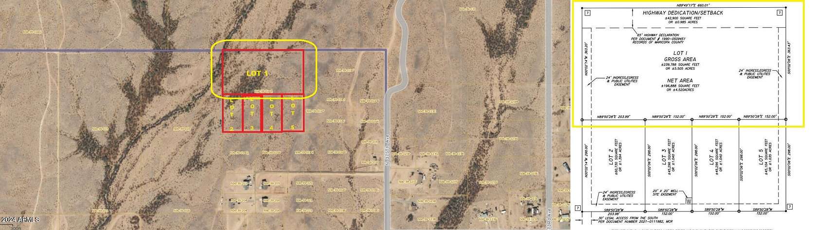 5.5 Acres of Residential Land for Sale in Tonopah, Arizona