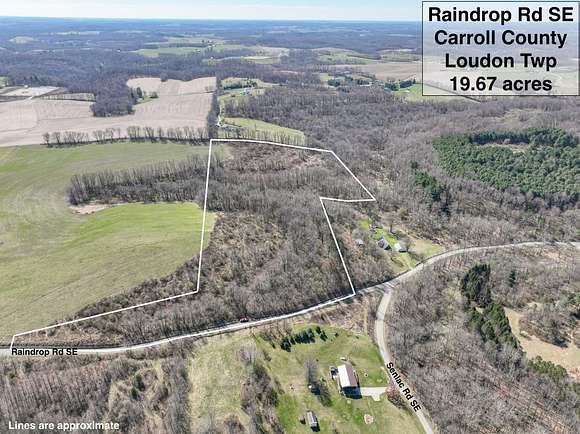 19.7 Acres of Recreational Land for Auction in Amsterdam, Ohio