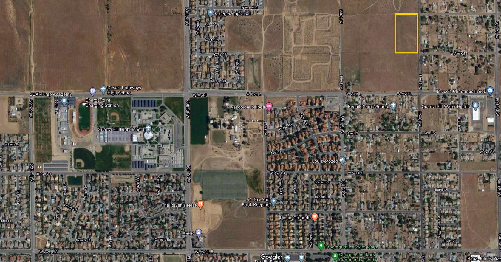 4.5 Acres of Residential Land for Sale in Lancaster, California