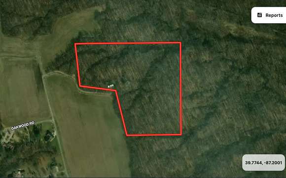 15 Acres of Recreational Land with Home for Sale in Rockville, Indiana